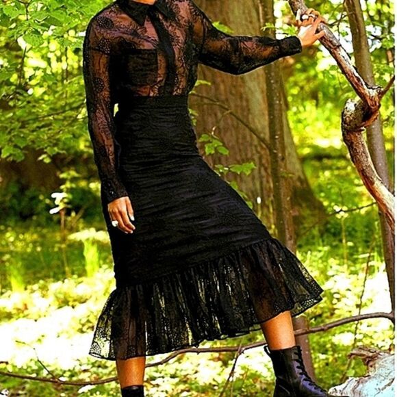 Sandra Mansour & H&M maxi skirt, size 6 - Picture 2 of 14